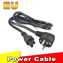 2015 New 1M EU 3 Prong 2 Pin AC Laptop Power Cord Adapter Cable Black P4PM