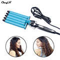 Pro Nano Titanium 5 Barrels Five Pipe Joint Big Hair Wave Waver Ceramic Curler Curl Curling