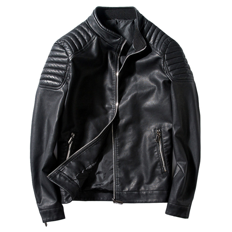 Cheap Mens Leather Biker Jackets Promotion-Shop for Promotional
