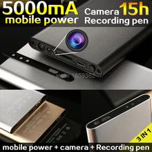 5000mAh mobile power bank Mini Camera DV 1080p HD Micro Camcorder Night Vision Cam Voice device Video Recorder Espia