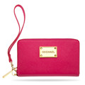 IMICHAEL high quality women wallet case leather wrist zipper bag for apple iphone 5 6 6s