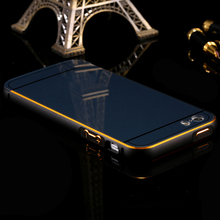 i5 Metal Aluminum Capa Case For Apple iPhone 5 5S Ultra Thin 0 5mm Dual Hybrid