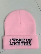 I woke up like this hip hop hiphop wool hats for men and women