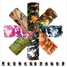Camouflage Outdoor Cycling Seamless Magic Scarf Veil Face Mask Head Band Wear Bandana Skullies & Beanies For Men and Women
