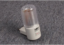 Only 3W 2pcs lot 4 LED Wall Mounting Bedroom Night Lamp Light Plug Lighting AC energy