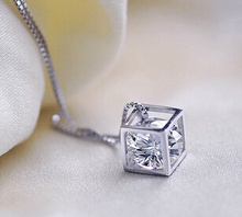 Lose money promotion high quality shiny star 925 sterling silver ladies`pendant necklaces jewelry gift