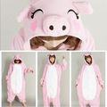 Plus Size Fluffy Fleece Pyjama Onesie Pink Hot Pink Cream Sleepwear Winter Warm Hooded Onesie Pajama