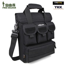 Free shipping 100% nylon free soldier Military enthusiasts tactical single shoulder bag 14 inch Laptop bag