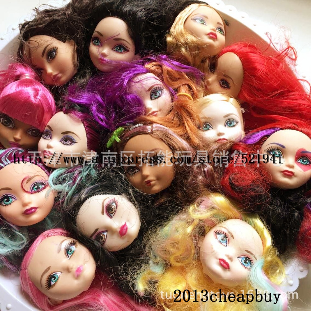 New 5pcs doll heads for Monster inc High Dolls ,doll  heads for ever after high dolls,girls gifts DIY heads