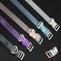 1cm Silicone Transparent Stripe Crystal Bra Straps Lady Underwear Essential Invisible Shoulder Straps Women Lingerie Straps