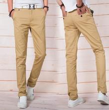 Free shipping 2015 Spring/autumn fashion casual pants straight type men’s cultivate one’s morality trousers Size 28-36 10 colors