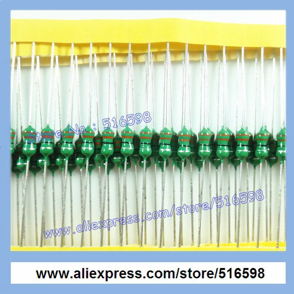 Color code inductors AL0410 0410 33UH 1 2W 0 5W AXIAL LEAD FIXED INDUCTORS Resistor shaped