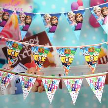 12 Pieces Birthday Photography Props Newborn Baby Birthday Flags Varies Theme For Birthday Celebration Photo Props Studio