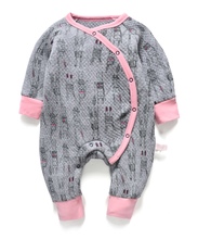 newborn baby girl romper spring warm rabbit rompers baby long sleeve baby quilted pajamas jumpsuit toddler overalls unisex body
