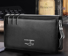 QB 13 new 2014 Fashion Casual Business brand genuine leather wallet men clutch Wallet men s