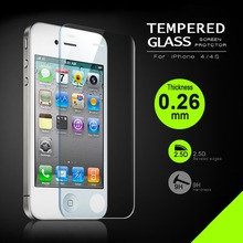4S 2.5D 0.26mm 9H Premium Tempered Glass For iPhone 4S 4 4G With Retail Package Screen Anti Shatter Protector Film For iphone4S