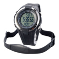 Chest Strap Heart Rate Monitor Calories Pedometer Digital Pulse Mutifunction Sports Watches Exercise BMI Memory Mode