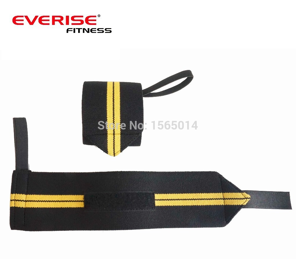 Wrist Wraps Support Bandages Power Weight Lifting Bodybuilding R B