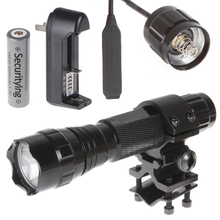 2000Lm LB XL T6 5 Mode LED Flashlight Torch Flash Light Remote Pressure Switch Ring Bracket