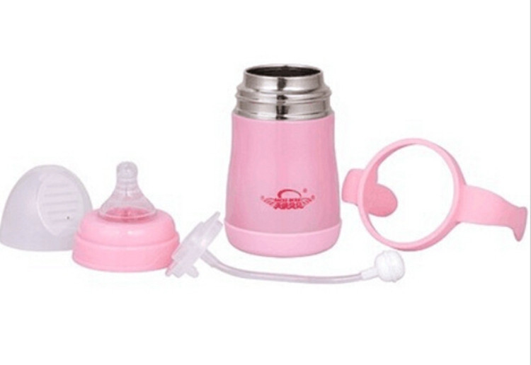 Handle Feeder For Baby Feeding Bottle Stainless Steel Milk Bottles Baby Nursing Bottle Keep Warm 4Hours Sippy Cups With Handle (4)