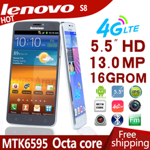 Original Lenovo S8 Smartphone 5 5 2560 1440 IPS Android 4 4 MTK6595 Octa Core Mobile