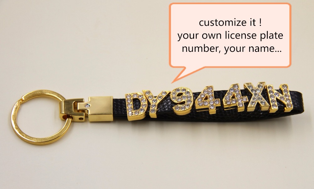 Personalized License Plate Keychain for Promotional