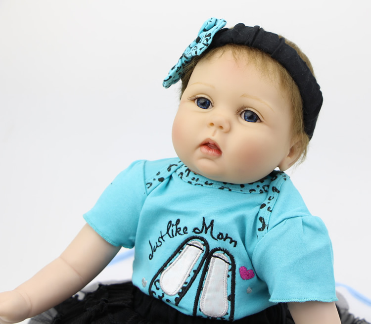 Handmade 22 Inch 55cm Silicone Baby Reborn Doll Lifelike NPK Doll  Newborn Baby Toys Realistic Baby Alive Doll For Girl Gift