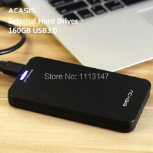 Free shipping 2.5” Original ACASIS HDD 160G External hard drive High speed USB3.0 Portable Storage Plug and Play Good Prices