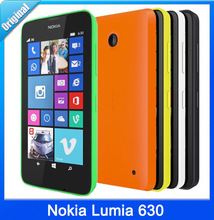 Original New Dual Sim Nokia Lumia 630 Quad Core 1.2Ghz Window Phone 8 OS RAM 512MB ROM 8GB 5MP Camera 3G WCDMA Cell Phone