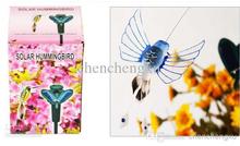 Nuevos colibríes solares butterflies garden toy estudiantes ilustración juguetes educativos batería Solar regalo combo juguetes de energía Solar