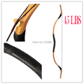 Pigskin Handmade Longbow Mongolian Bow Recurve Horsebow Archery 45 LBS MGZ45