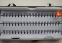 Planting grafted false eyelashes tufted bundle 60 14mm single distinct neat quality