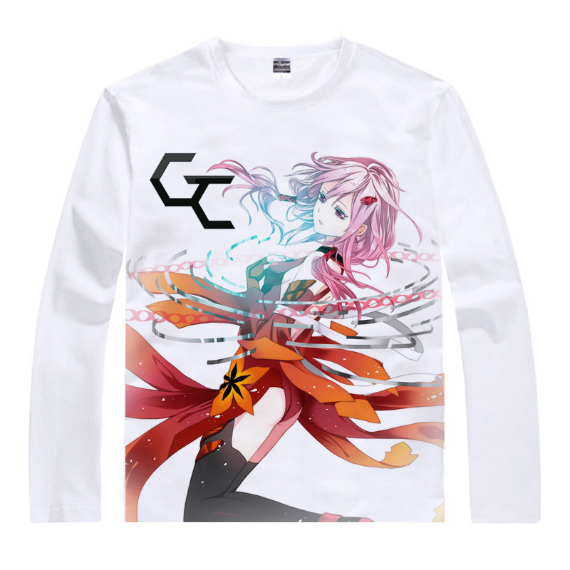 Guilty Crown T shirts kawaii Japanese Anime t shirt Manga Shirt Cute Cartoon Shu Ouma Inori