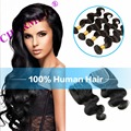 Charming 8A Weft Closure Remy Hair Weave Bundles Brazilian Body Wave With Lace Closure Brazilian Virgin