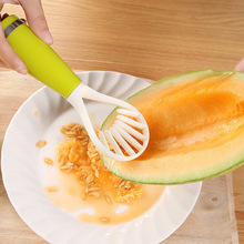 Hd multifunción color del caramelo del melón de pulpa de fruta máquina de cortar a semilla Dig cosechas a semilla
