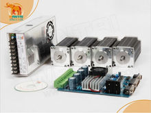4Axis Nema 23 Motor 270oz-in,3A,4Leads 57BYGH627&Driver Board CNCKIT CE ISO ROHS CNC Router Grind Foam Mill Laser Printer
