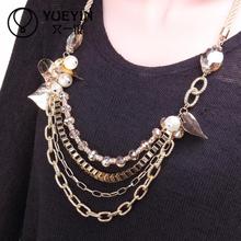 2015 Hot promotion fashion jewlery long multilayer necklace statement necklace women necklace bohemian style MCM005