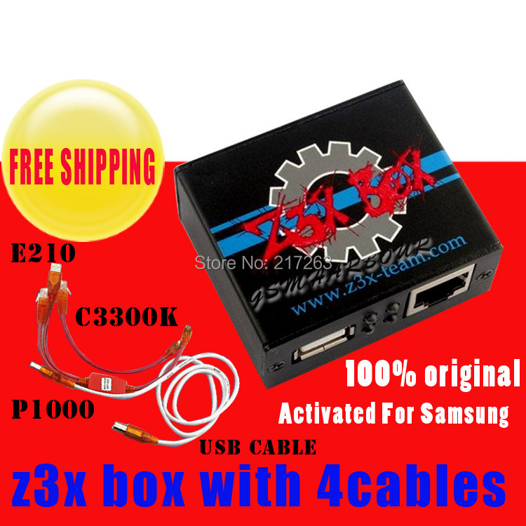 Z3x Box   samsung  pro  4  c3300k / P1000 / USB / E210    S6 s5 Note4  