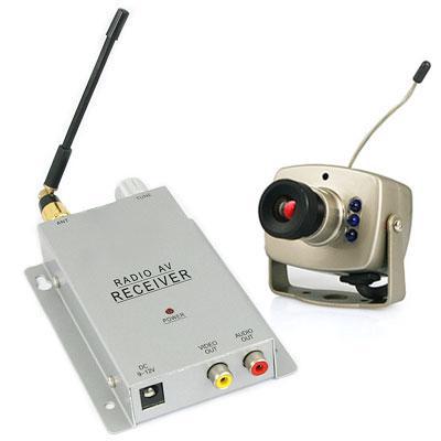 Quality 1.2GHz Wireless Mini Camera + Wireless Video&Audio Receiver CCTV Camera Kit Mini Wireless  Camera Transmitter & Receiver
