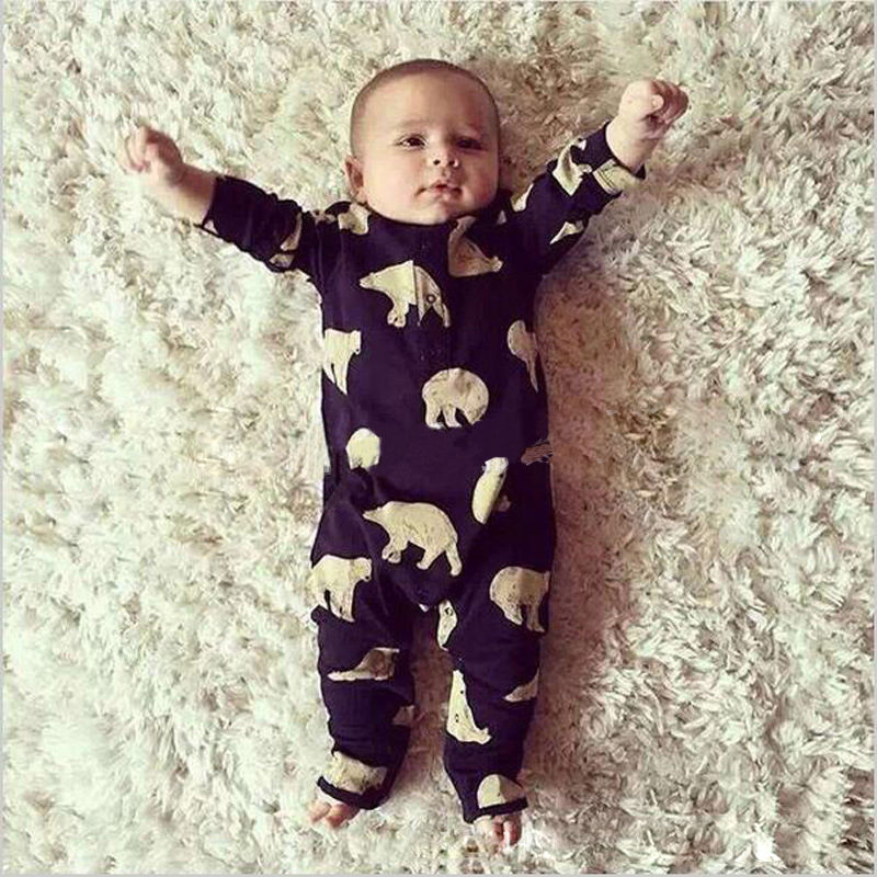 Cute Cartoon Baby Rompers Newborn Infant Cotton Long Sleeve Animal Baby Clothing Set romper for All Boys Girls