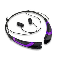 Wireless Sport Headphones Bluetooth 4.1 Earphone Stereo Function Headset with Microphone 300680 Sports Running Headphone Purple