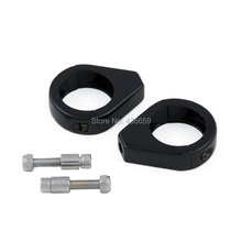 Motorcycle Black 41mm Turn Signal Fork Clamps For Harley Softail FXS FXSTC FXSTD FXSTDI