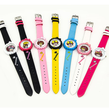 NEW 2015 fashion cute bow cartoon watch quartz waterproof wristwatches girls watches