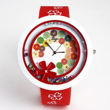 Big dial casual watch woman and girl quartz watch silicone watch women dress watches