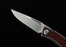 Free Shipping High Quality OEM Chris Reeve CR Collection Knife Titanium Alloy Wood Handle Rescue Knife
