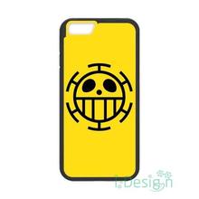 Fit for iPhone 4 4s 5 5s 5c se 6 6s 7 plus ipod touch 4/5/6 back skins cellphone case cover Trafalgar law one piece