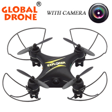 Global Drone GW009C 2.4G 4CH MINI Drone With Camera Quadrocopter With Camera RC Helicopter Drone Helicoptero De Controle Remoto
