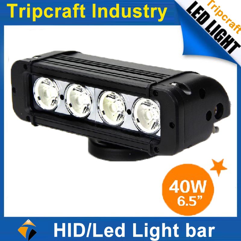 50% Discount  IP67 40W LED OFFROAD LIGHT BAR 40w cree combo/flood/spot beam offroad bar lights 7.8INCH Led go-Offroad bar