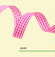 3/8″ Inch 9 mm or 10 mm tartan ribbon