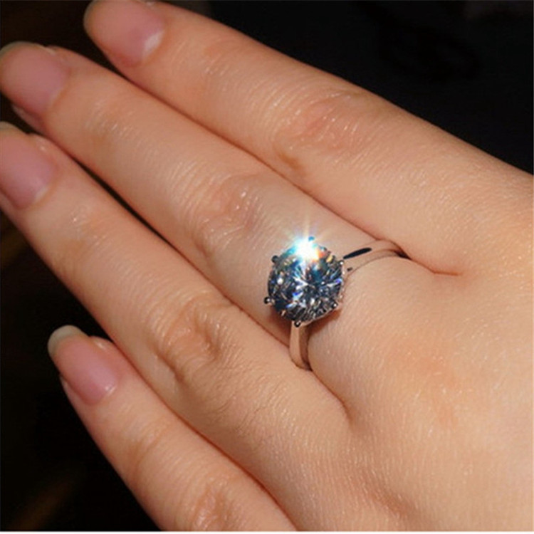 Luxury 4 Carat NSCD Synthetic Simulated <font><b>Diamond</b></font> <font><b>Ring</b></font> for Women 925 Sterling Silver Engagement <font><b>Rings</b></font> Sona <font><b>Diamond</b></font> Wedding <font><b>Ring</b></font> Luxury 4 Carat NSCD Synthetic Simulated <font><b>Diamond</b></font> <font><b>Ring</b></font> for Women 925 Sterling Silver Engagement <font><b>Rings</b></font> Sona <font><b>Diamond</b></font> Wedding <font><b>Ring</b></font>
